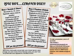 La Cascinassa_Menù San Valentino2015